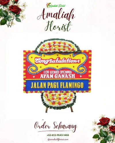 Bunga Papan Congratulation di Tawangrejo